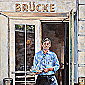 Marco (Restaurant Brcke) . Acryl auf Leinwand . 100 x 60 cm . 2023